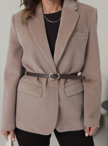 PELÜŞLÜ CEKET (VİZON)