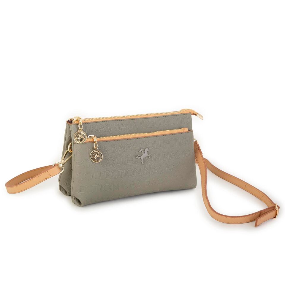 Nas Bag Kadın Çapraz ve Clutch Çanta Bilek ve Çapraz Askılı