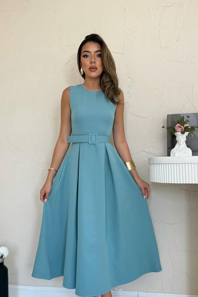 Askılı Kloş Elbise